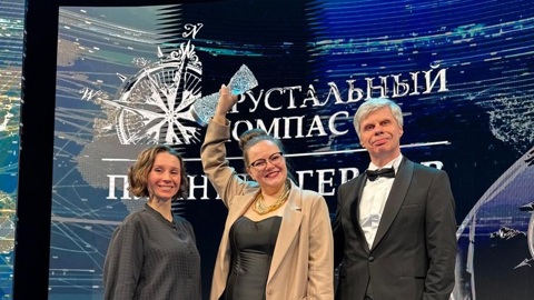 Передача "Диалоги о животных" получила премию "Хрустальный компас"