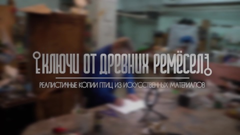 Реалистичные копии птиц из искусственных материалов