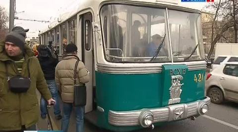 В Москве прошел парад ретро-троллейбусов