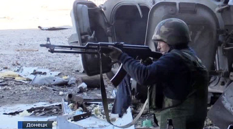 Бои в Донбассе назвали войной киборгов с орками