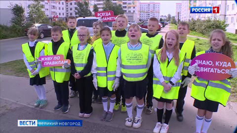 Автоинспекторы провели для юных новгородцев уроки безопасности дорожного движения