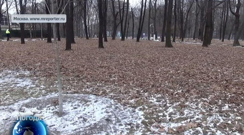 Московская зима пришла с опозданием на две недели