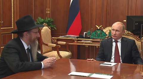 Путин поздравляет евреев с ханукой
