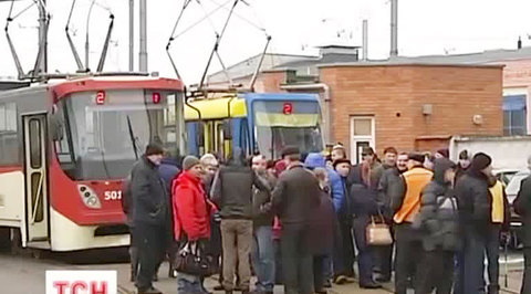 Транспортники Киева бастуют