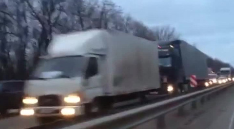 Ростовскую область парализовали 10-километровые пробки