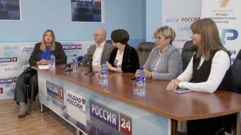 В пресс-центре ГТРК "Саратов" прошла пресс-конференция, посвященная запуску профориентационного проекта "Облачная редакция"