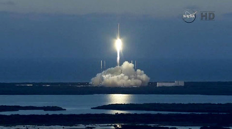 Falcon 9 взлетел с третьей попытки