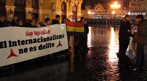За испанцев, воевавших против украинских фашистов, заступились жители Бильбао