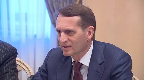 Нарышкин: страны Запада искажают реальную ситуацию вокруг Крыма