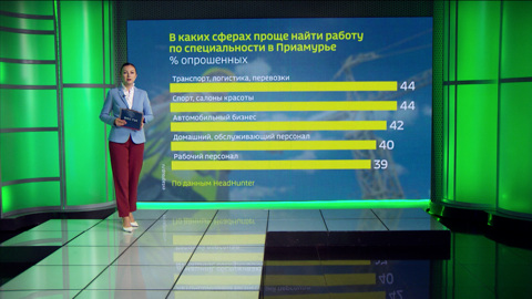 Количество безработных в Приамурье за год снизилось на 34%
