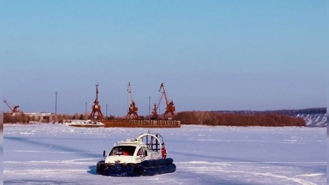 Зимнюю переправу через Иртыш открыли в Тобольске
