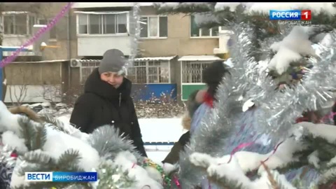В Биробиджане ТОСовцы проводят новогодние представления для детей и их родителей