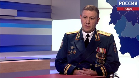 Интервью. Сергей Лаврухин рассказал о работе Управления МЧС по Псковской области. Эфир 27.12.2025