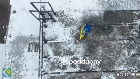 Поддубный показал кадры уничтожения украинских флагов российскими БПЛА