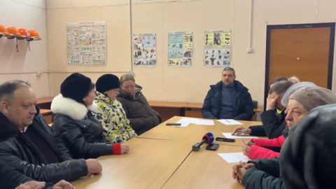 Губернатор Забайкалья Александр Осипов выехал на место порыва теплотрассы в Атамановке