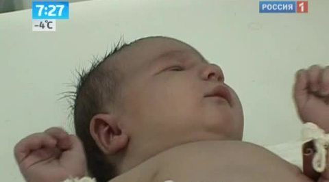 В Алтайском крае родился малыш весом 6 килограммов
