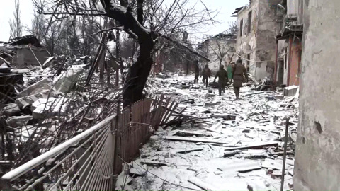 Первые кадры из освобожденного Цветкового и обстановка в Димитрове