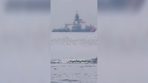 Балтийское море сковало льдом, а вместе с ним – и немецкую энергетику