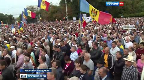 Протесты в Кишиневе все больше напоминают Майдан