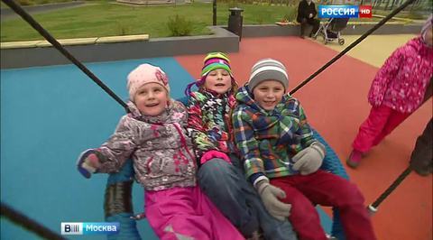 Московское ноу-хау: детские площадки, которые живут на крыше