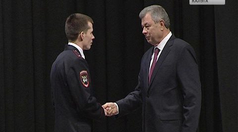 В Калуге чествовали лучших сотрудников полиции региона