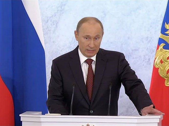 Путин: наша задача – создать богатую и благополучную Россию