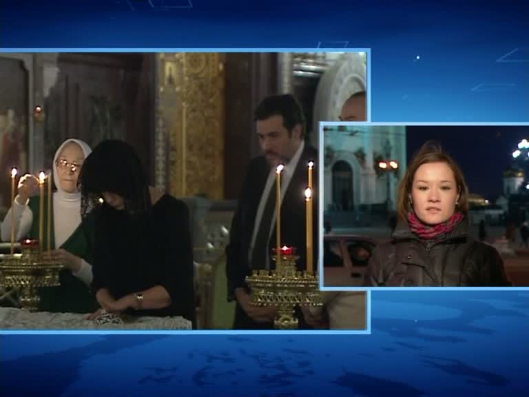 В Храме Христа Спасителя прощаются с Галиной Вишневской