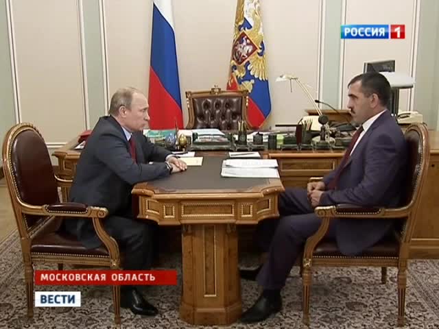 Путин отправил Евкурова в отставку, поблагодарив за хорошую работу