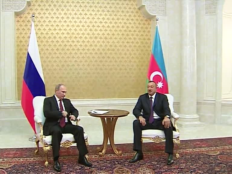 Путин и Алиев довольны рекордными темпами товарооборота