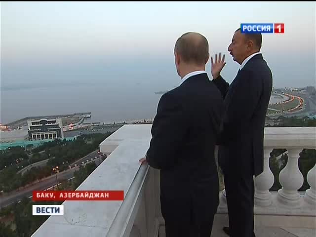 После переговоров Путин и Алиев заглянули в азербайджанское кафе