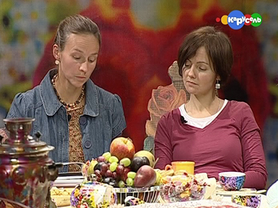 С Марией Людковской и Александрой Пульвановой