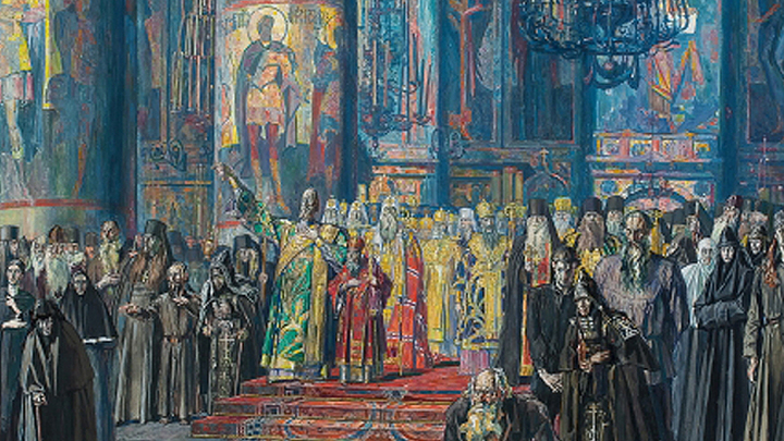 Павел Корин. "Реквием. Русь уходящая"