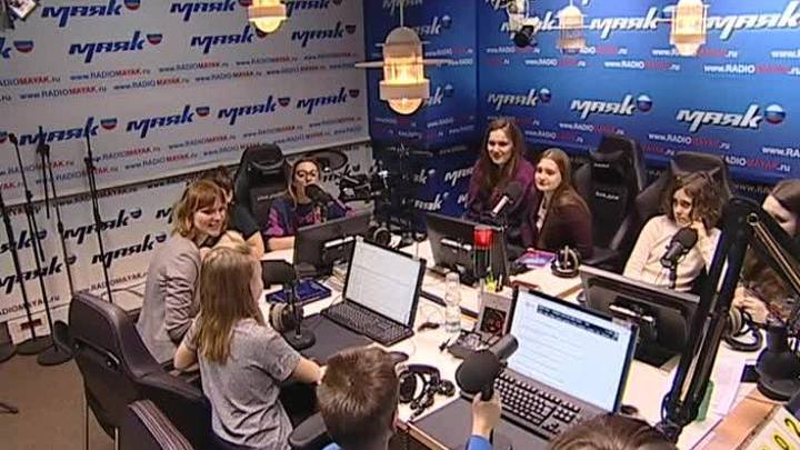 Юные радиожурналисты в эфире радиостанции «Маяк»