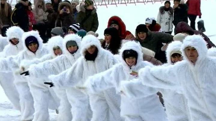 Снежный человек стал символом Кемерова