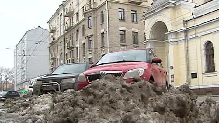 Оттепель в первый день зимы: к сугробам добавились лужи