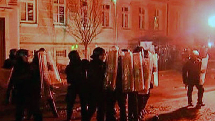 Словения. Беспорядки