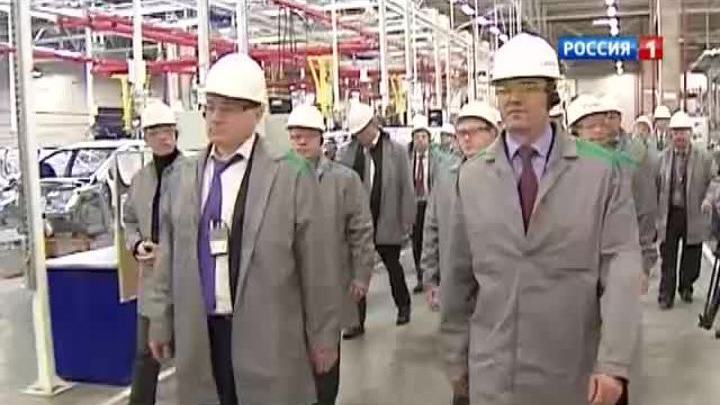 Накануне заседания Госсовета губернаторы посетили Калужскую область
