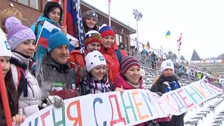 Биатлон с Дмитрием Губерниевым. Эфир от 15.02.2013