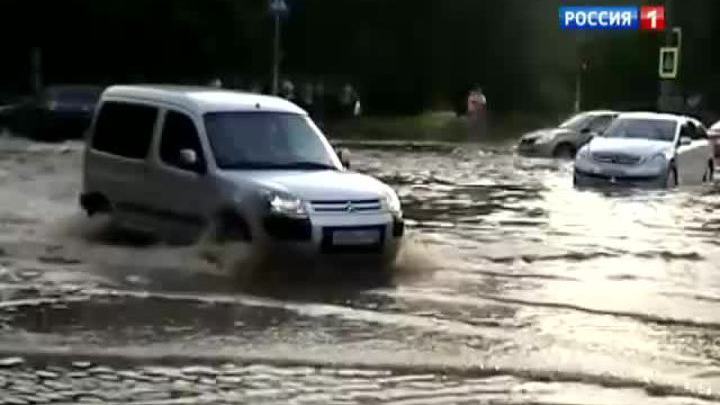 Дороги и дворы в Одинцове ушли под воду