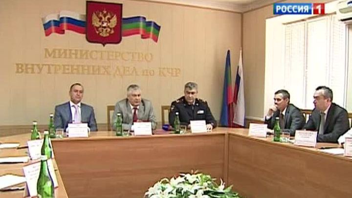Владимир Колокольцев представил полицейским Карачаево-Черкесии нового начальника