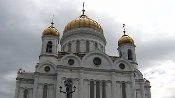 Крест Андрея Первозванного отправляется из Москвы в Киев