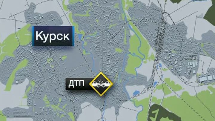 В Курске перевернулась маршрутка. Пострадали 13 человек