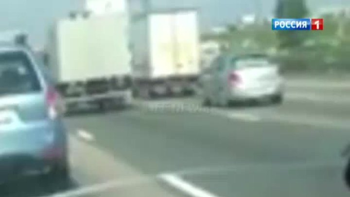 Побег зеков сняла камера видеорегистратора