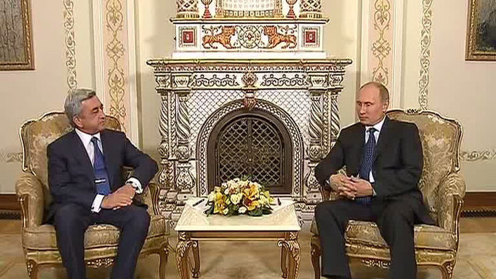 Президенты России и Армении обсуждают в Москве сотрудничество в экономике