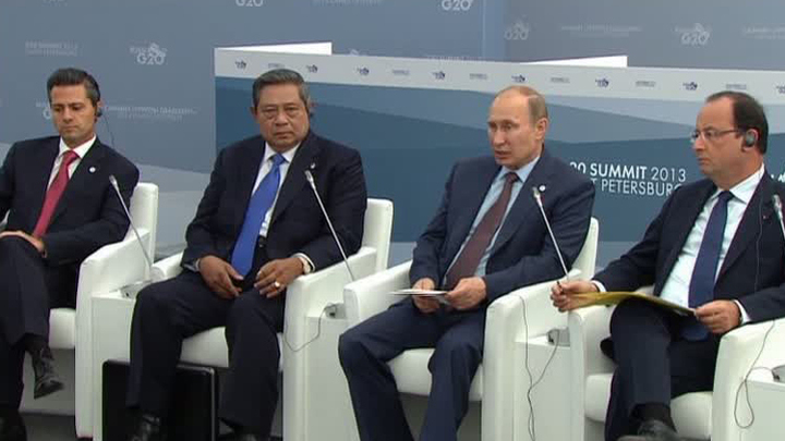 Путин: G20 сможет эффективно работать только с представителями бизнеса и профсоюзов