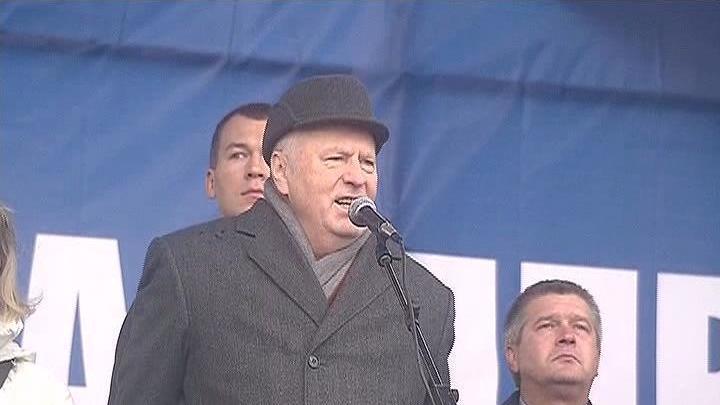 Жириновский выступил на митинг-концерте на Поклонке