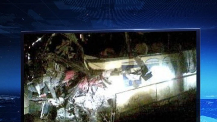 Под Псковом лоб в лоб столкнулись два пассажирских автобуса