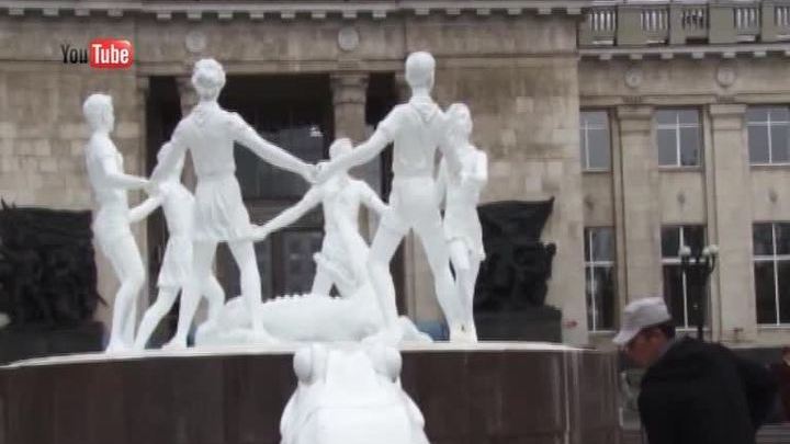 Не прошло и месяца: фонтан "Детский хоровод" в Волгограде закрыли на ремонт