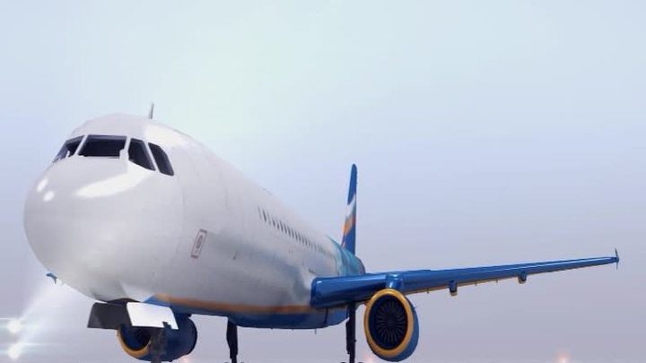 Все цвета России: самолет для олимпийского огня