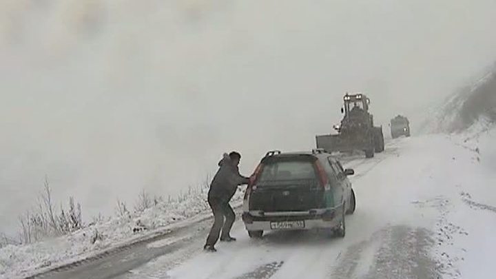 В Магаданской области выпал первый снег